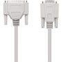 Nanocable Cable Serie Modem DB9 Hembra a DB25 Macho 1.80 Metros Beige
